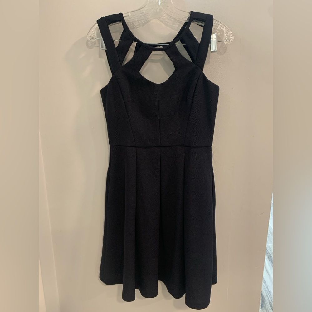 Betsey Johnson Black Strapless Dress